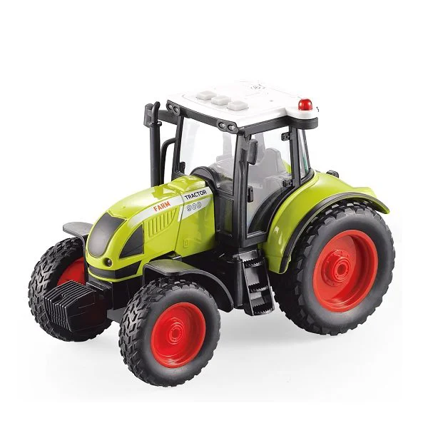 Tractor cu inertie Wenyi Trailered Farm Tractor cu lumini si sunet, 1:16 foto
