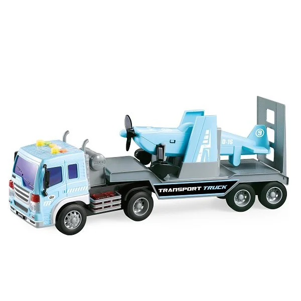 Trailer cu avion Wenyi cu inertie, 1:16 foto