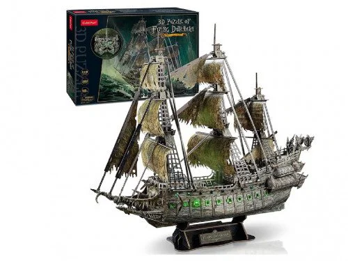 Puzzle 3D cu LED CubicFun Flying Dutchman