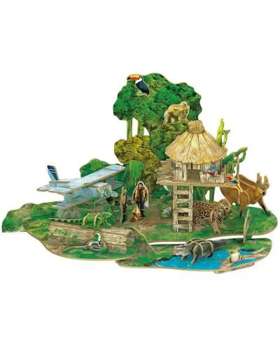Пазл 3D CubicFun Тропический лес Амазонки foto