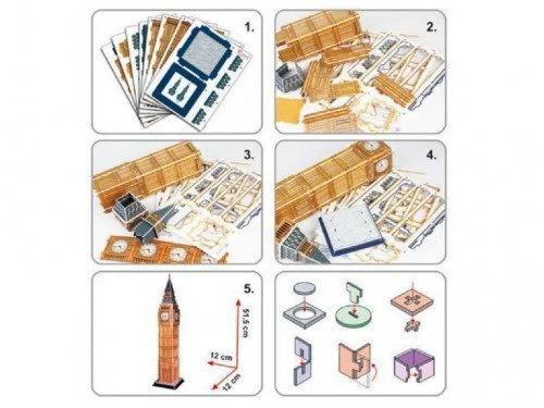 Puzzle 3D CubicFun Big Ben