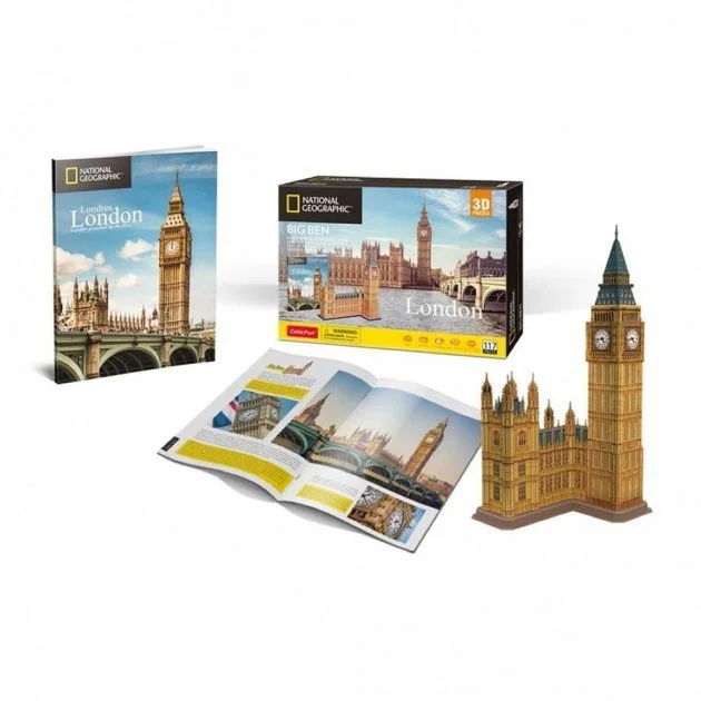 Puzzle 3D CubicFun Big Ben 117 piese foto