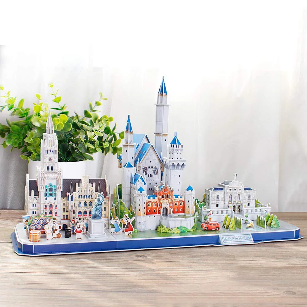 Puzzle 3D CubicFun City Line Bavaria foto