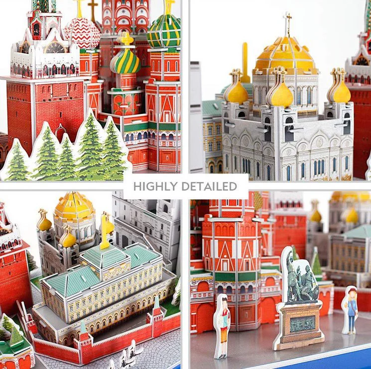 Пазл 3D CubicFun City Line Москва foto