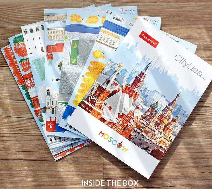 Пазл 3D CubicFun City Line Москва foto