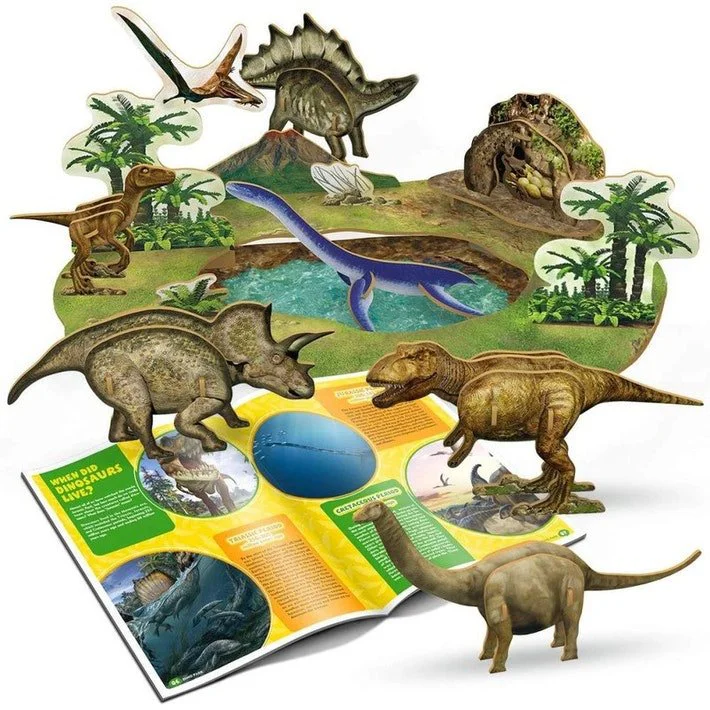 Puzzle 3D CubicFun Dinosaur Park foto