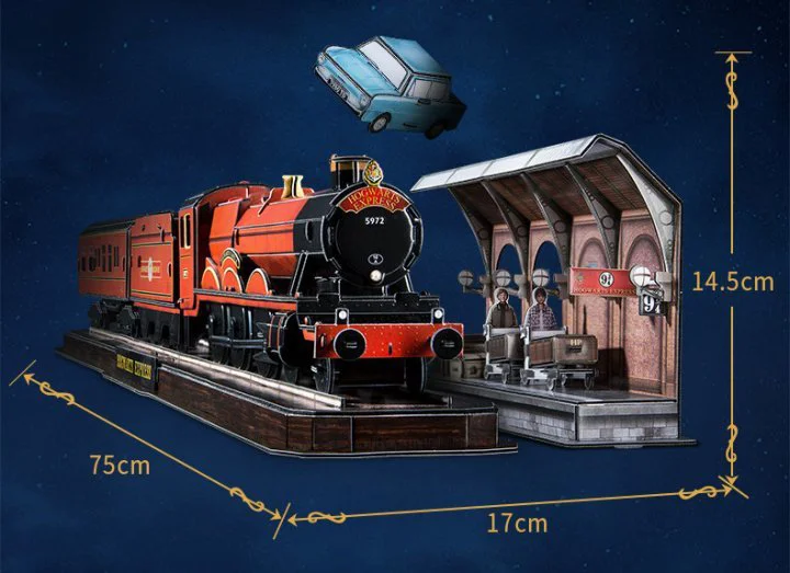 Puzzle 3D CubicFun Harry Potter Hogwartz foto