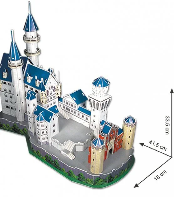Puzzle 3D CubicFun Neuschwanstein Castle foto