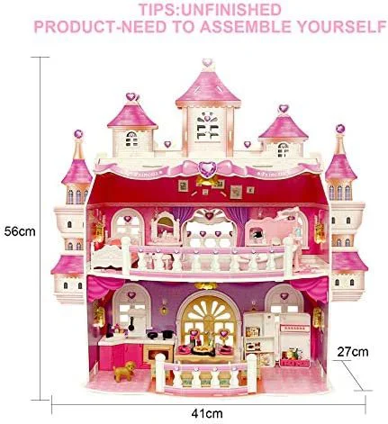 Puzzle 3D CubicFun Princess Birthday foto