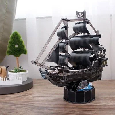 Puzzle 3D CubicFun Queen Anne's Revenge foto