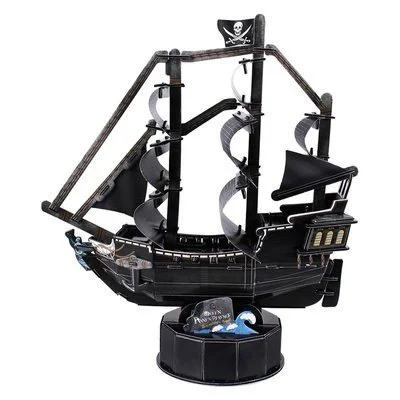 Пазл 3D CubicFun Корабль Месть Королевы Анны 155 деталей