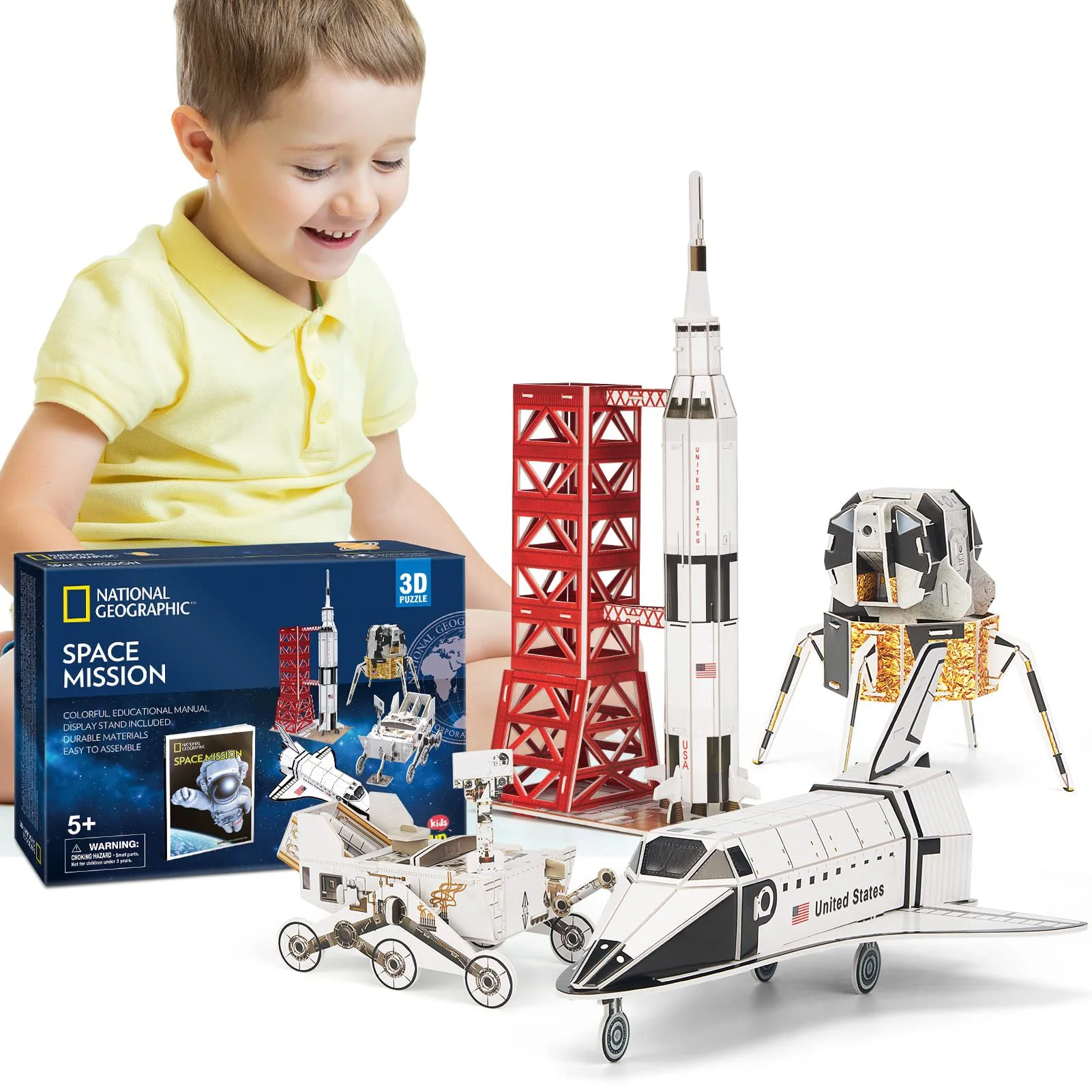 Puzzle 3D CubicFun Space Mission foto