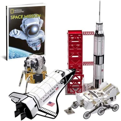 Puzzle 3D CubicFun Space Mission foto