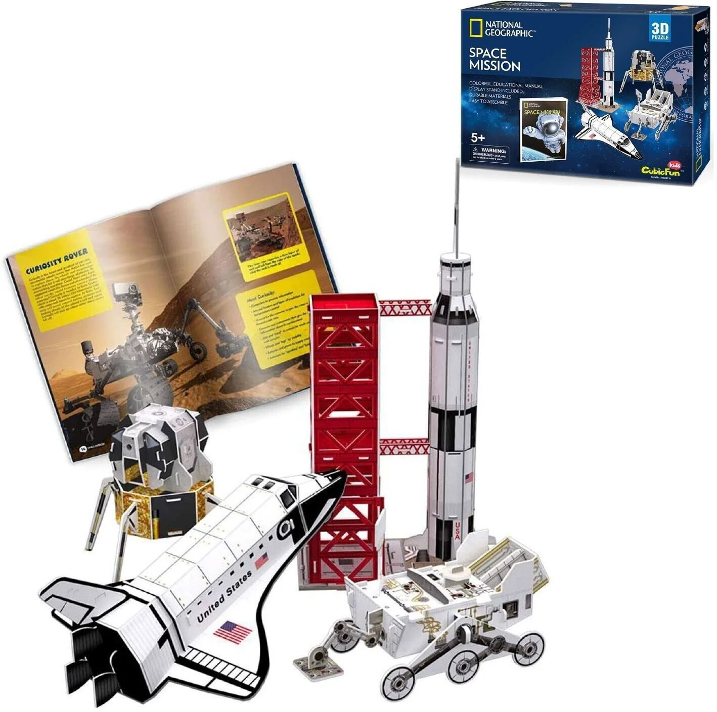 Puzzle 3D CubicFun Space Mission foto