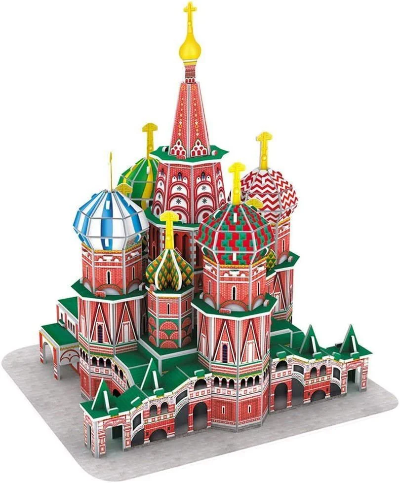 Пазл 3D CubicFun Храм Василия Блаженного