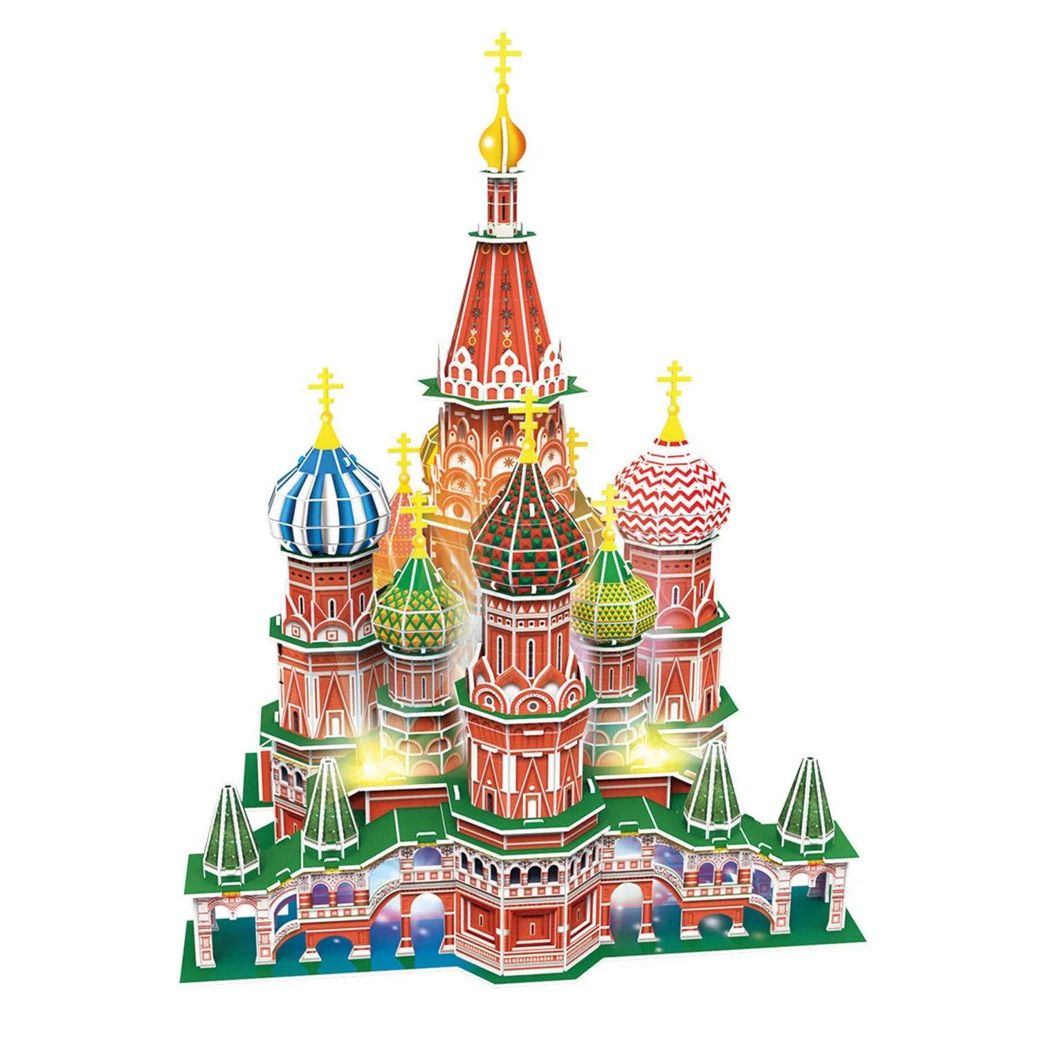 Пазл 3D CubicFun Храм Василия Блаженногоl foto