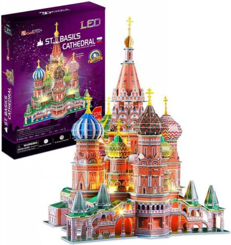 Пазл 3D CubicFun Храм Василия Блаженногоl foto
