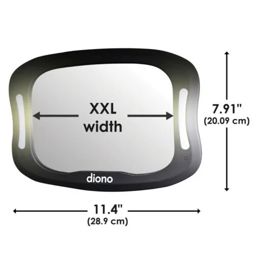 Oglinda retrovizoare cu lumina Diono Easy View