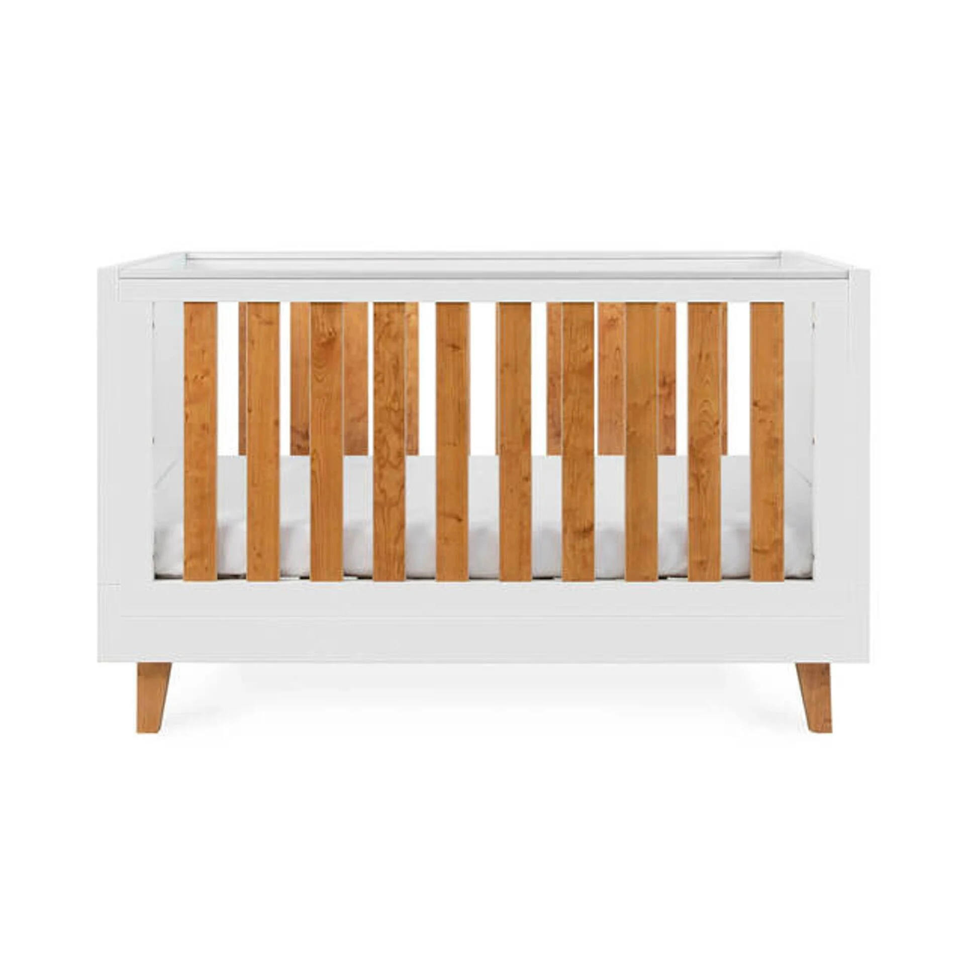 Деревянная кроватка 3 в 1 Tutti Bambini Como White & Rosewood