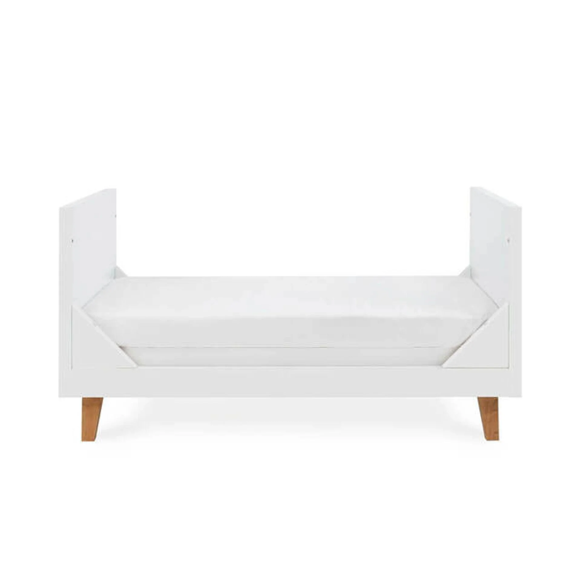 Деревянная кроватка 3 в 1 Tutti Bambini Como White & Rosewood