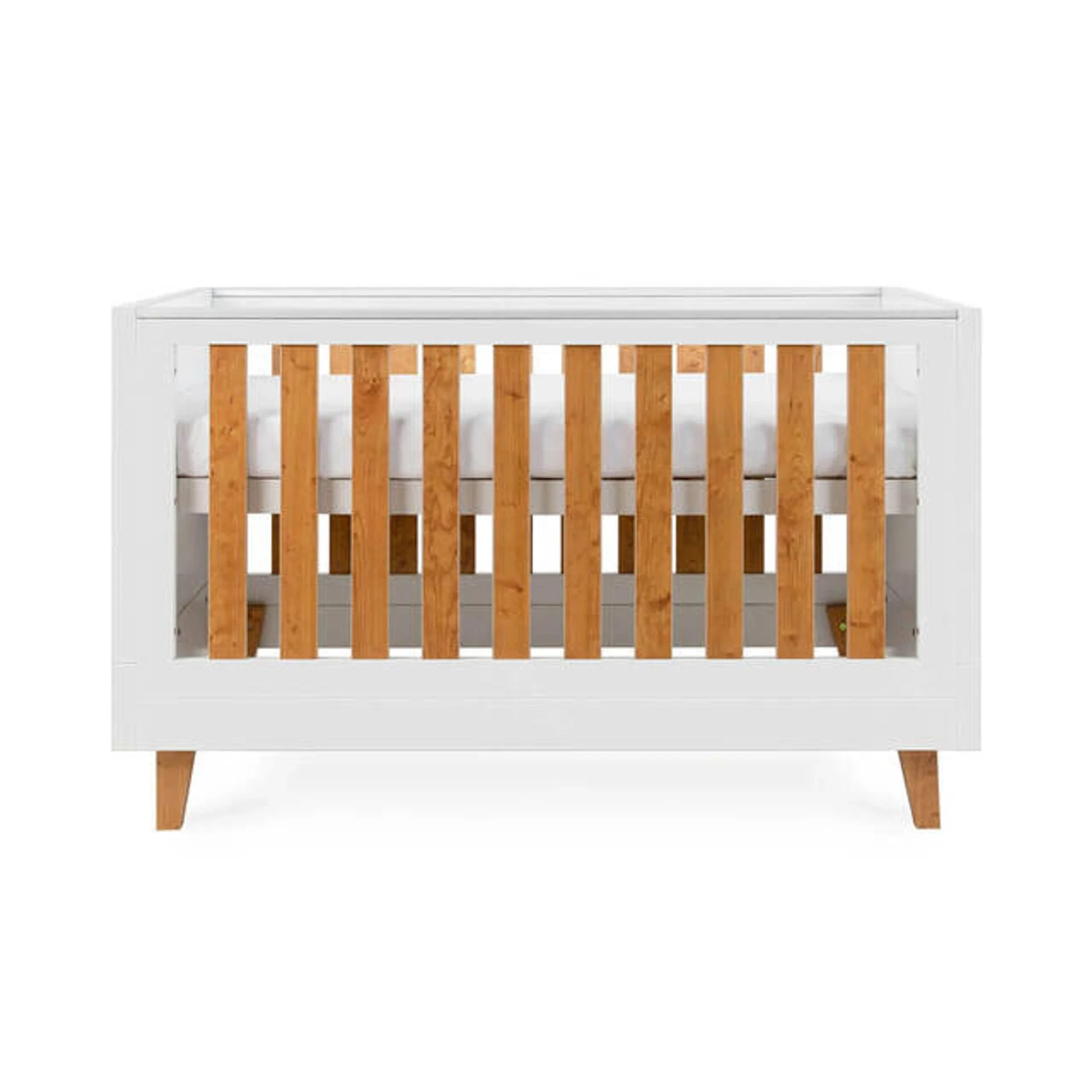 Деревянная кроватка 3 в 1 Tutti Bambini Como White & Rosewood
