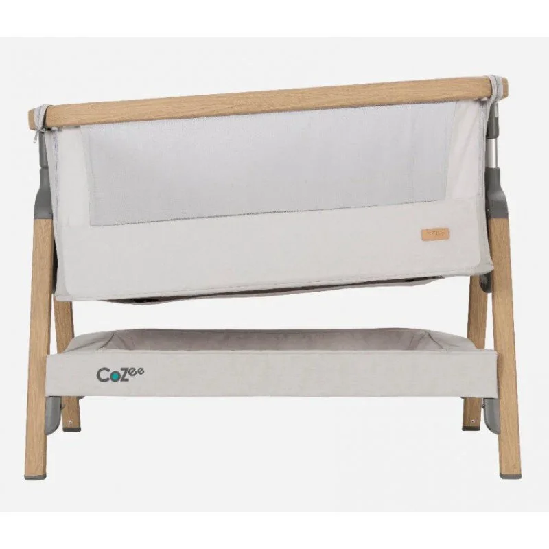 Кроватка 2 в 1 Tutti Bambini Co-Sleeper CoZee Oak & Sterling Silver