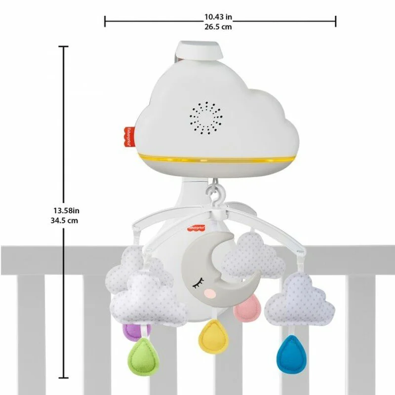 Carusel muzical pentru patut Fisher Price Calming Clouds