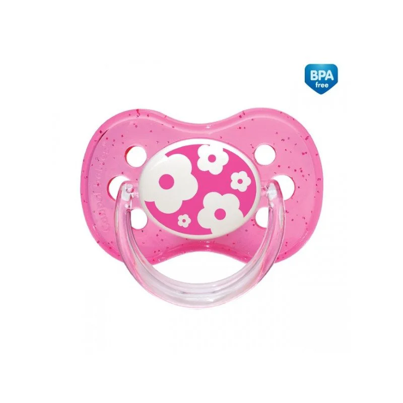 Suzeta rotunda Canpol Nature din silicon (18+ luni)