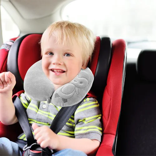 Подушка для поддержки шеи BabyJem Серая foto