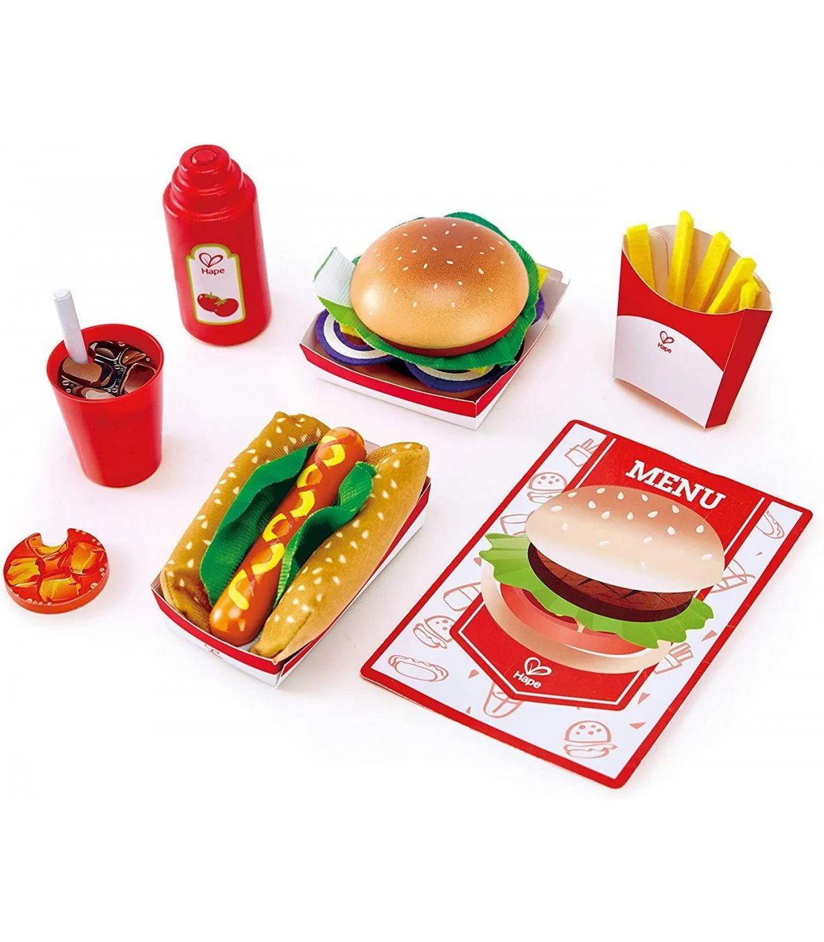 Set de joaca Hape Fast Food Set foto