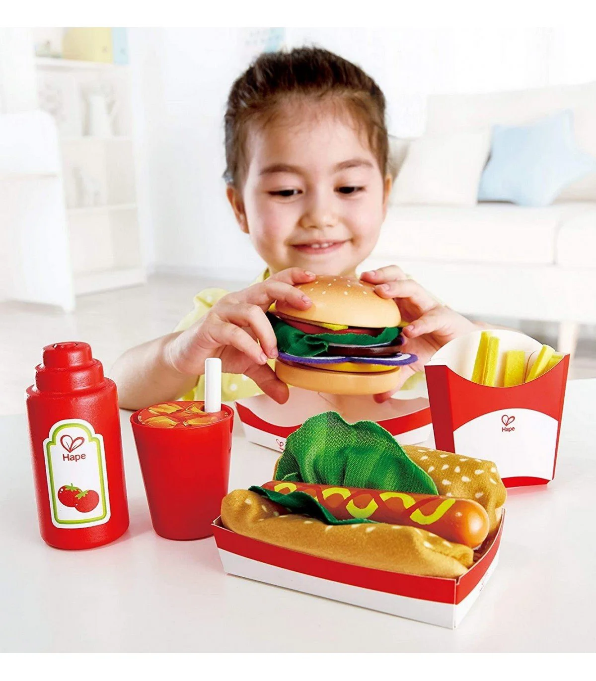 Set de joaca Hape Fast Food Set foto