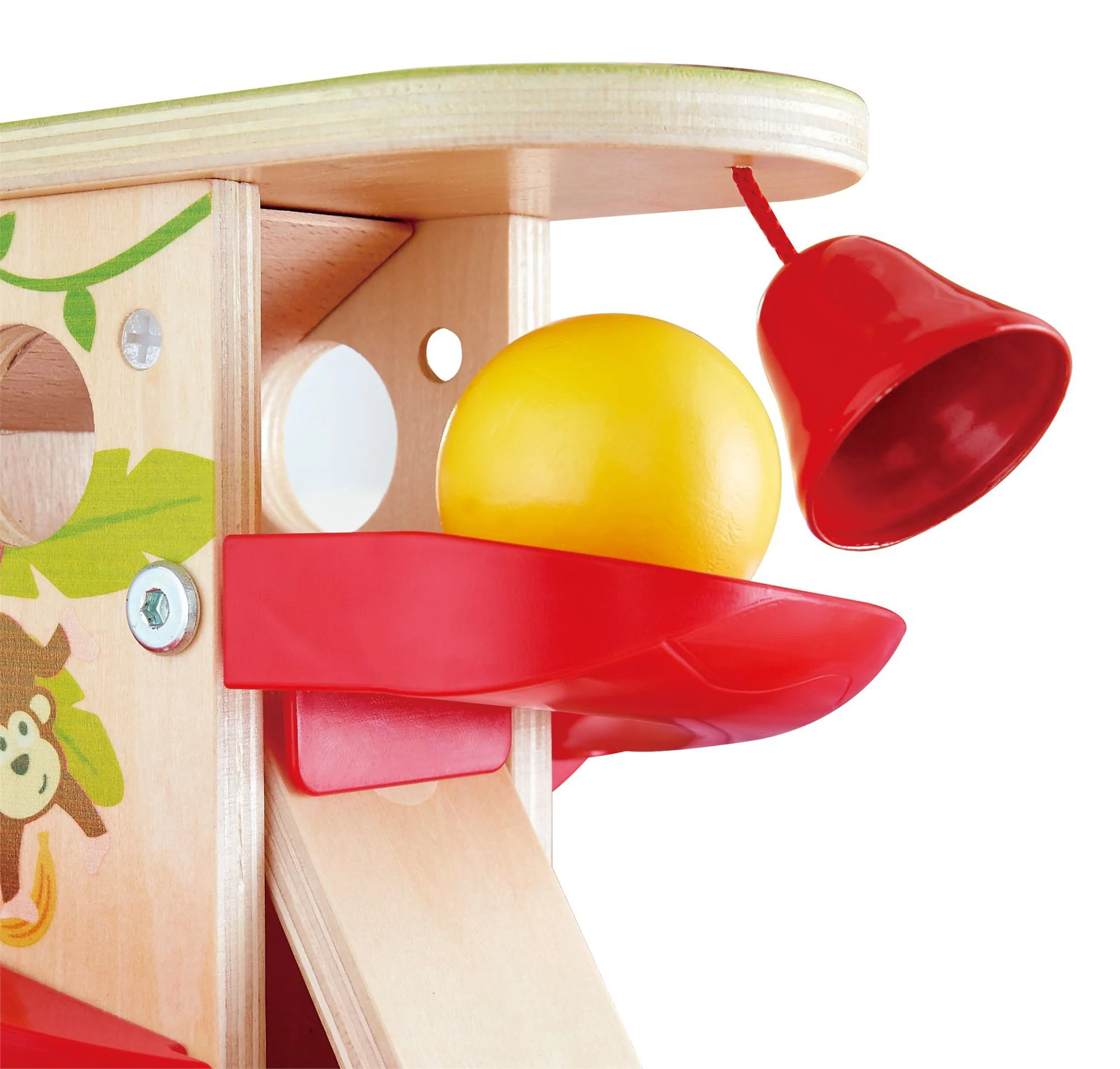 Jucarie din lemn Hape Jungle Press and slide foto