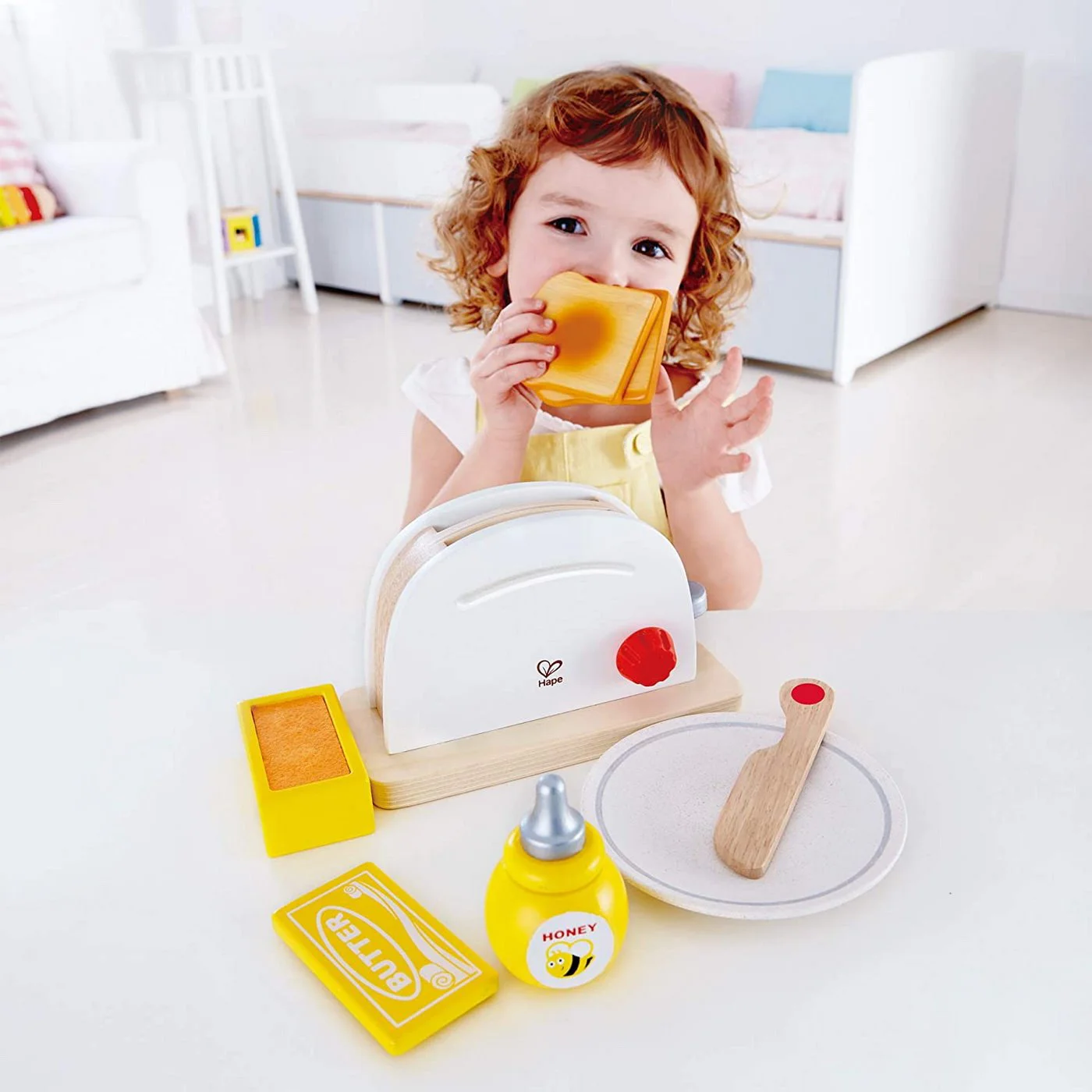 Set de joaca din lemn Hape Pop Up Toaster foto