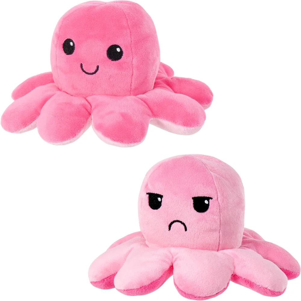 Мягкая игрушка Stip Oсьминог  двусторонняя перевертыш, 10 см