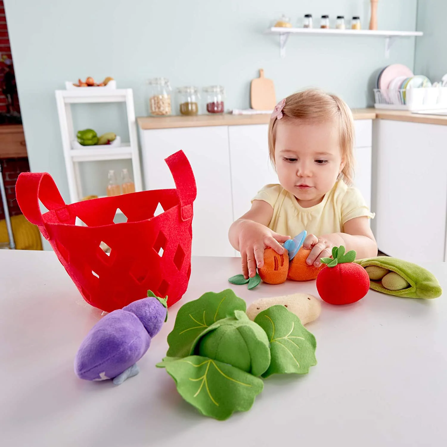 Set de joaca Hape Toddler Vegetable Basket foto