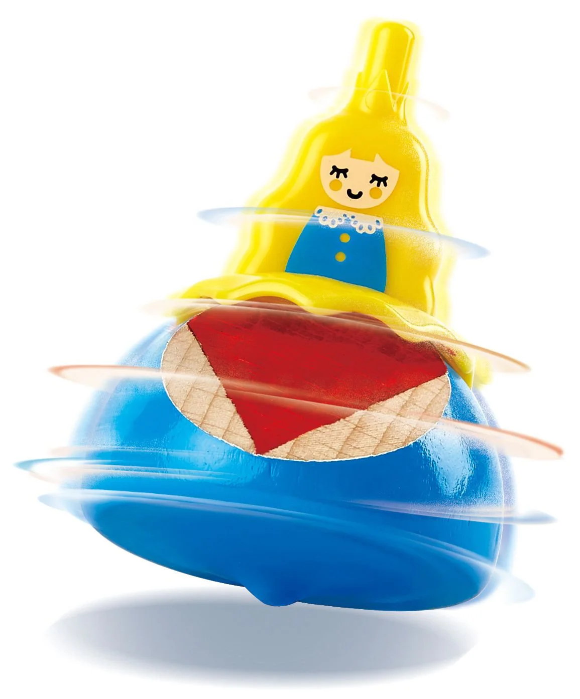 Jucarie din lemn Hape Princess Spinning Top foto