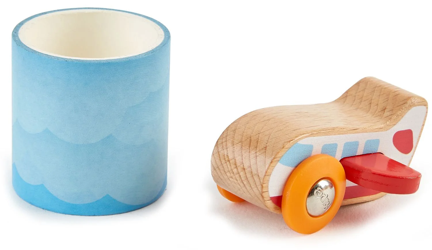 Jucarie din lemn Hape Tape&Roll Plane foto