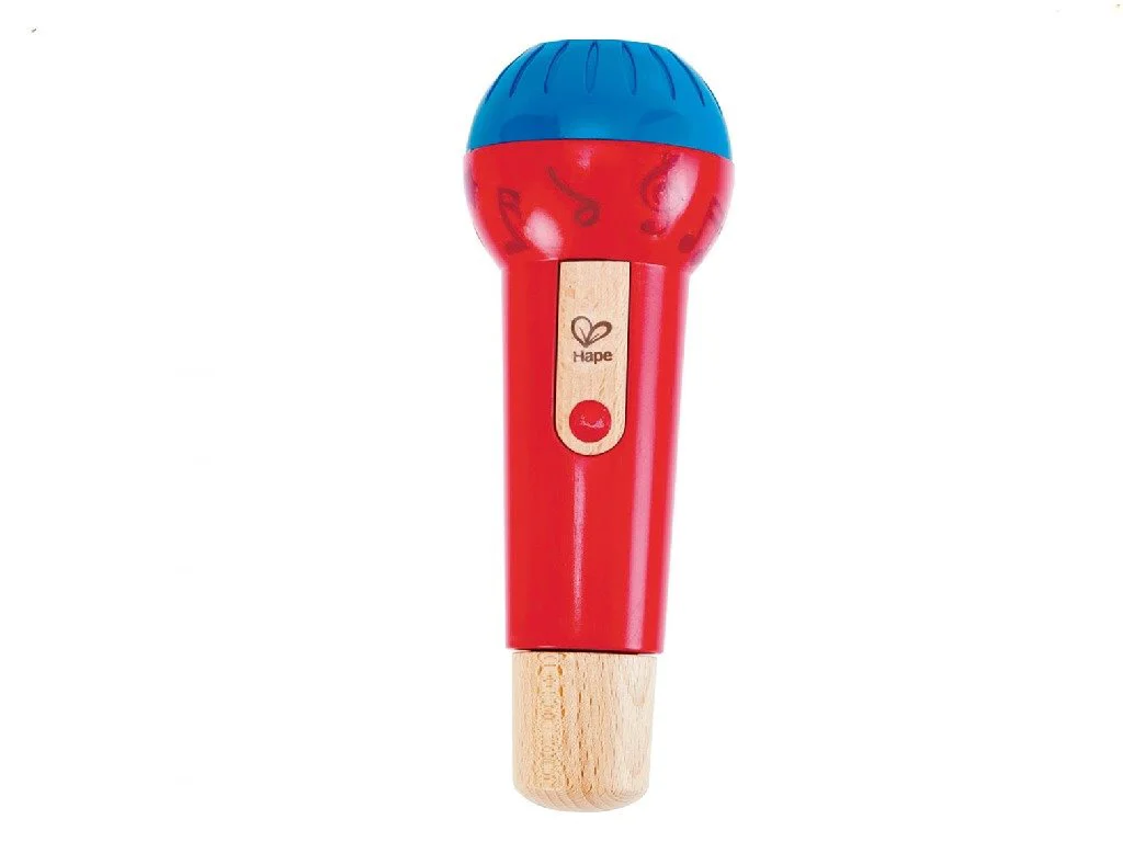 Jucarie din lemn Microfon Hape Mighty Echo foto