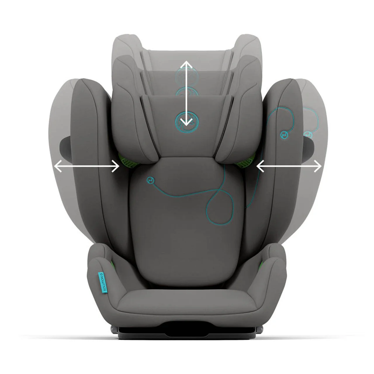 Автокресло с исофиксом Cybex Solution G i-Fix Soho Grey, 100 - 150 см foto