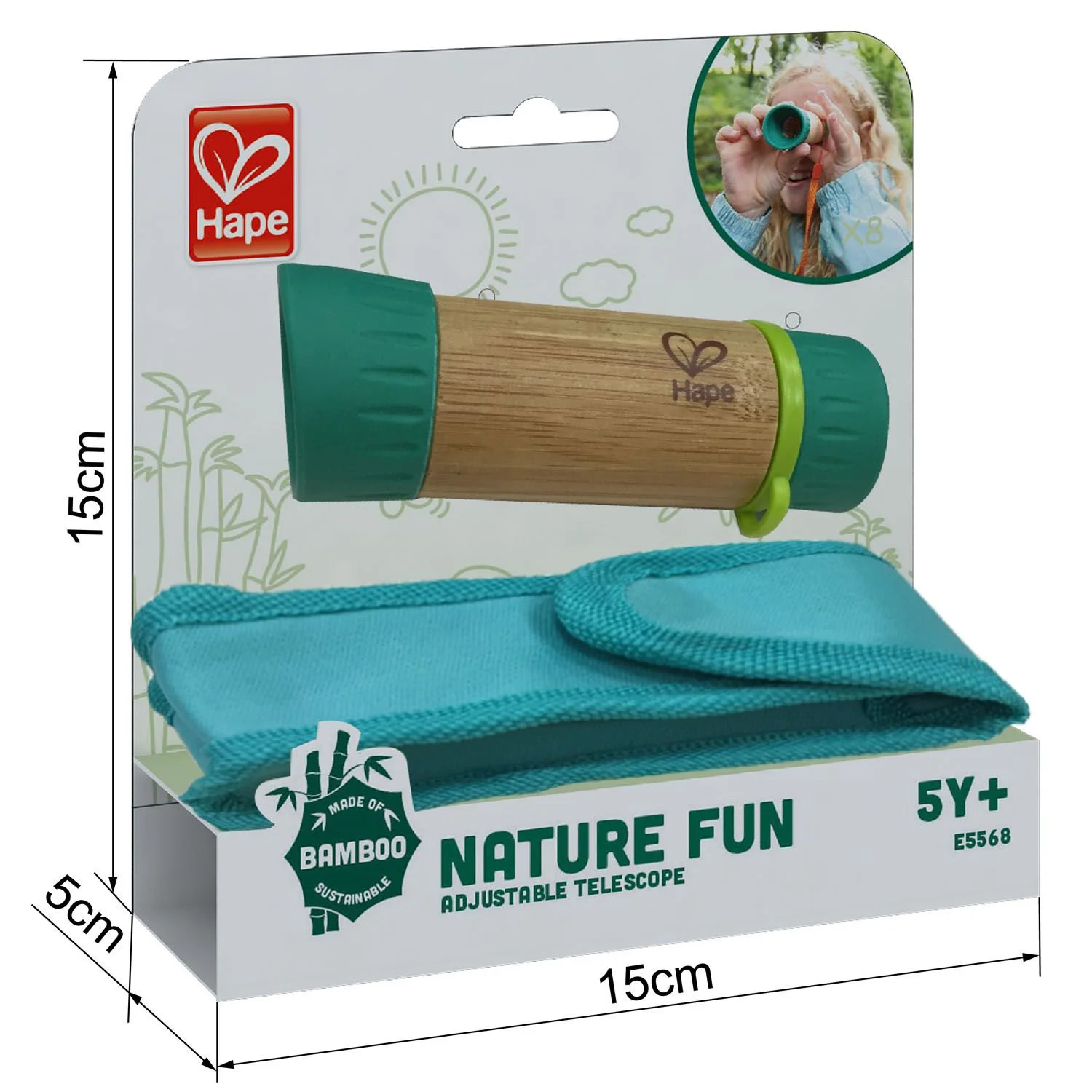 Набор натуралиста Hape Nature Fun Телескоп foto