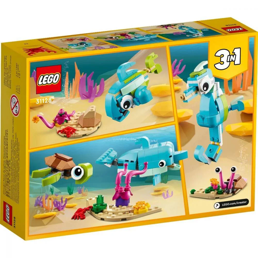 LEGO Creator 3 in 1 Dolphin and Turtle foto