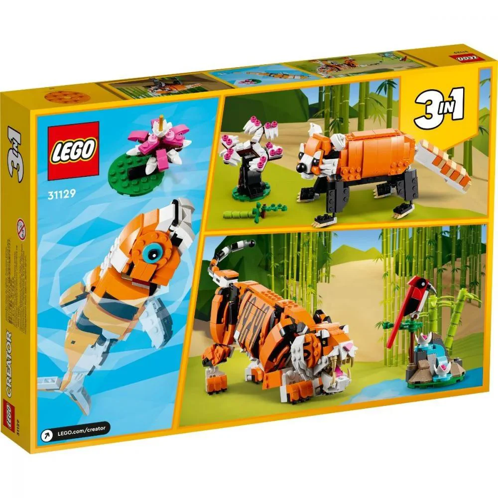 LEGO Creator 3 in 1 Tigrul Maiestuos