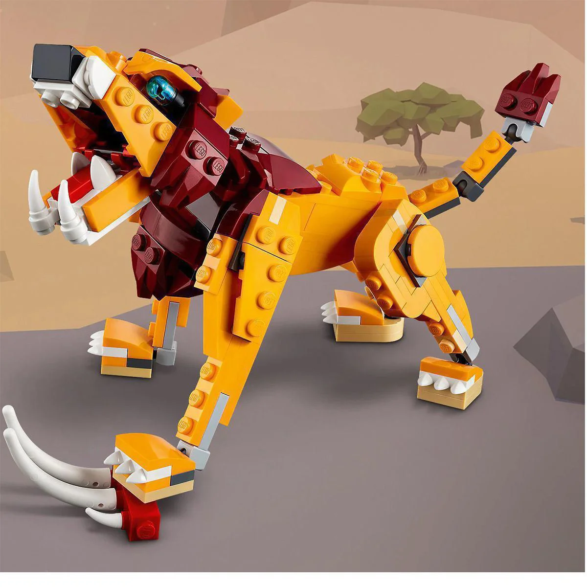 LEGO Creator 3 in 1 Wild Lion foto
