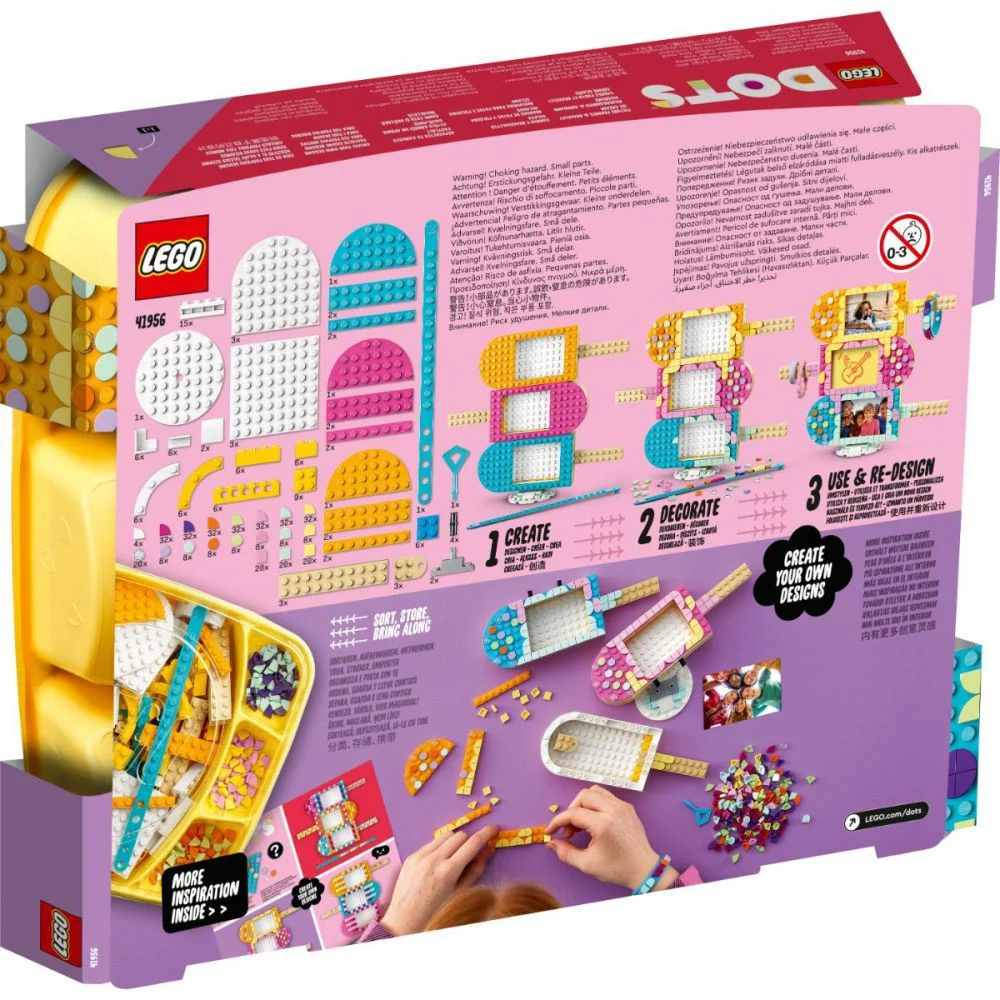 LEGO Dots Ice Cream Picture Frames & Bracelet foto
