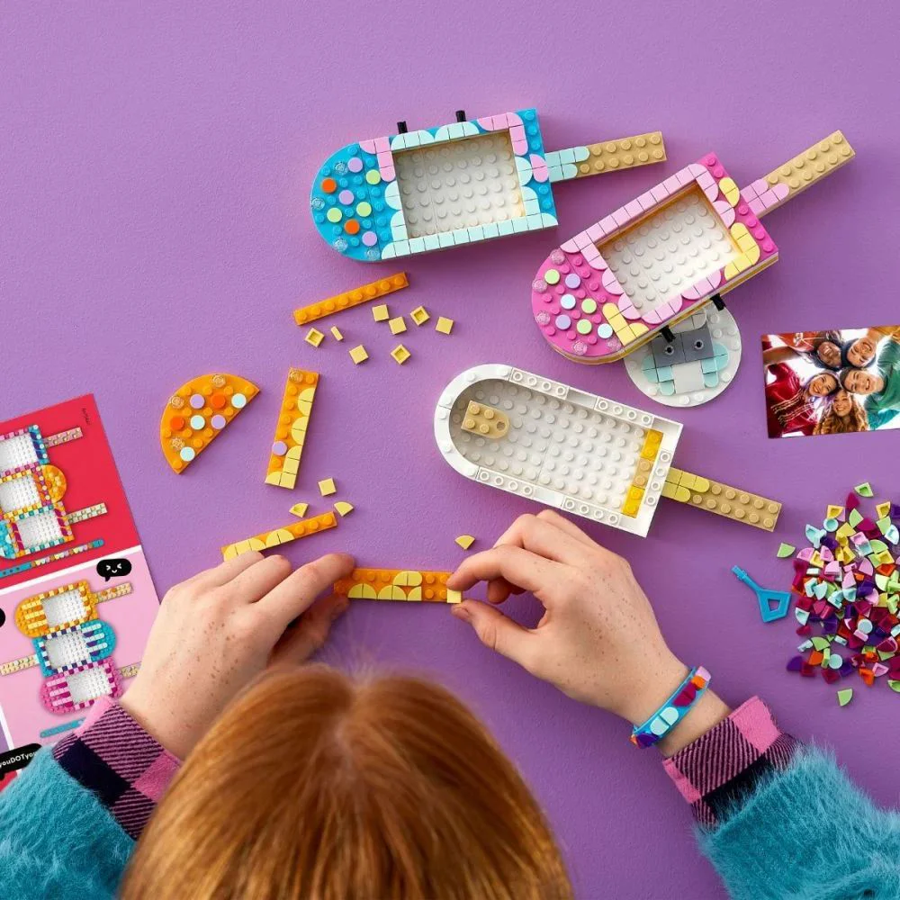 LEGO Dots Ice Cream Picture Frames & Bracelet foto