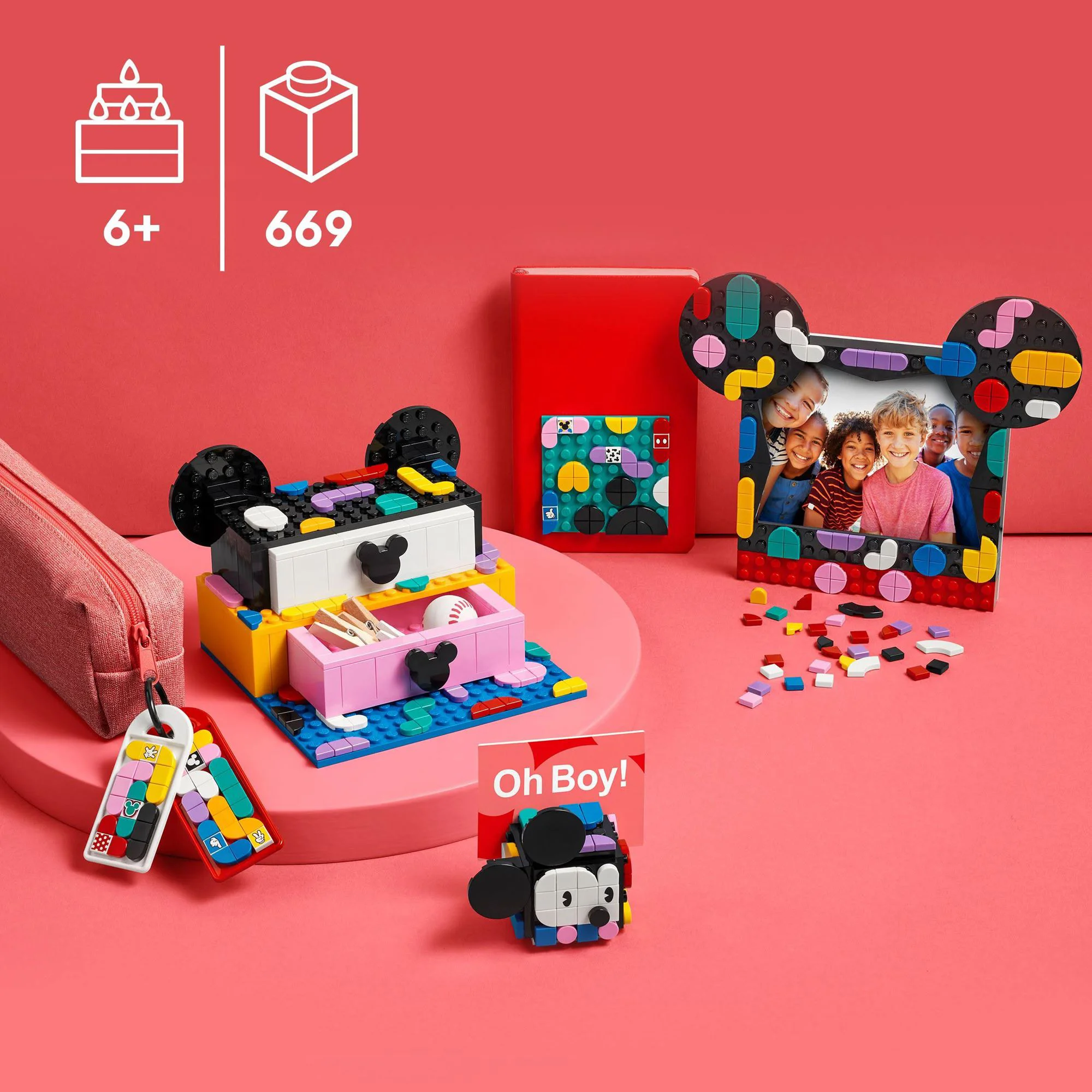 LEGO Dots Mickey & Minnie Mouse Back-to-School