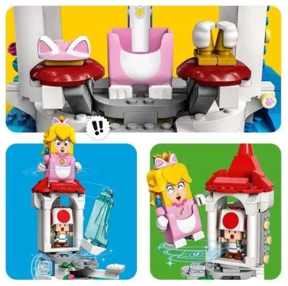 LEGO Super Mario Cat Peach Suit and Frozen Tower Expansion Set