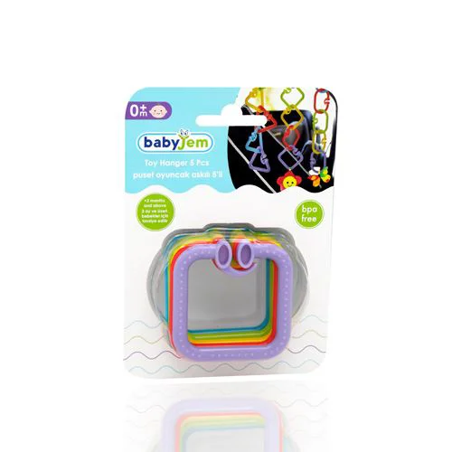 Набор из 5 многофункциональных квадратных колец BabyJem