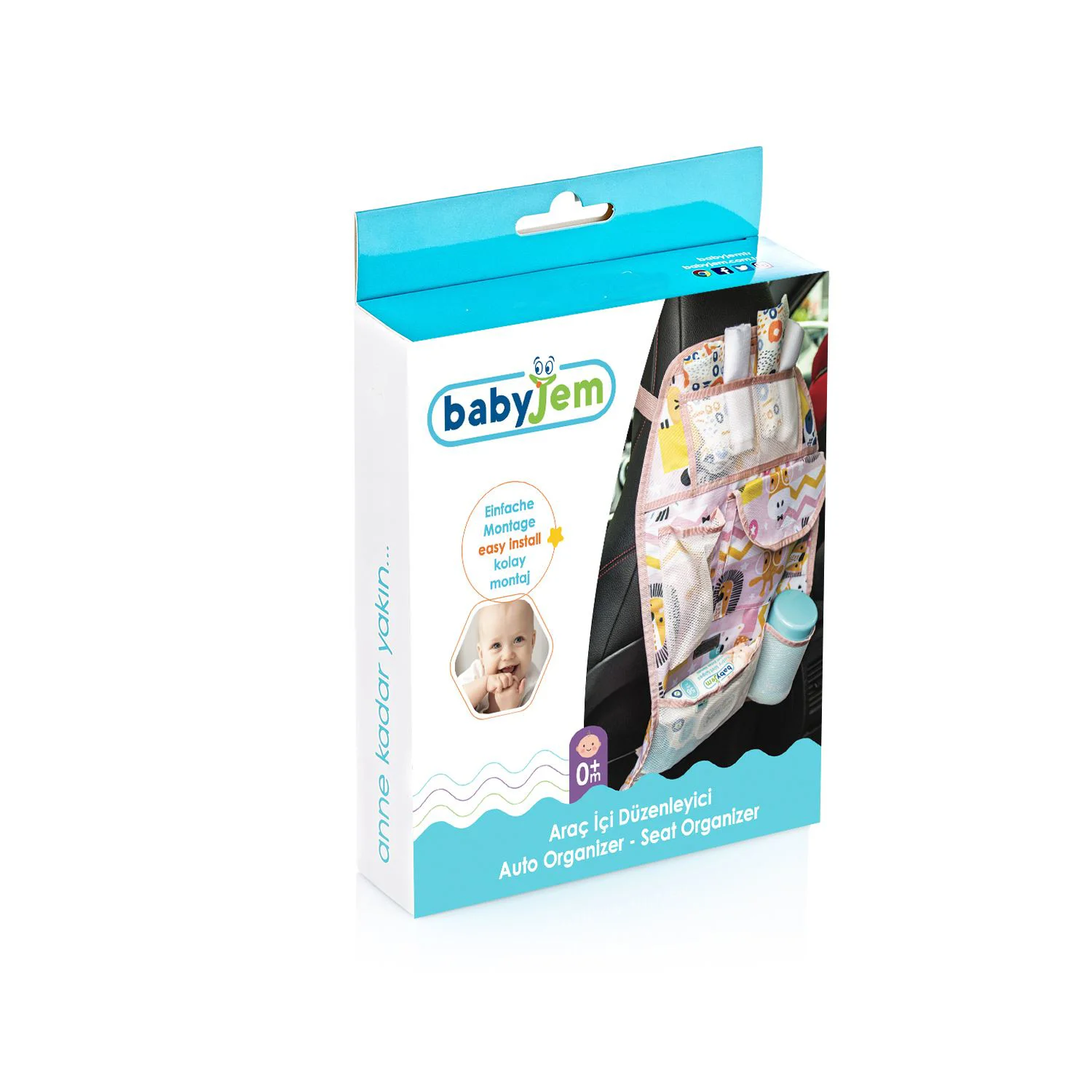 Органайзер BabyJem Jungle Pink