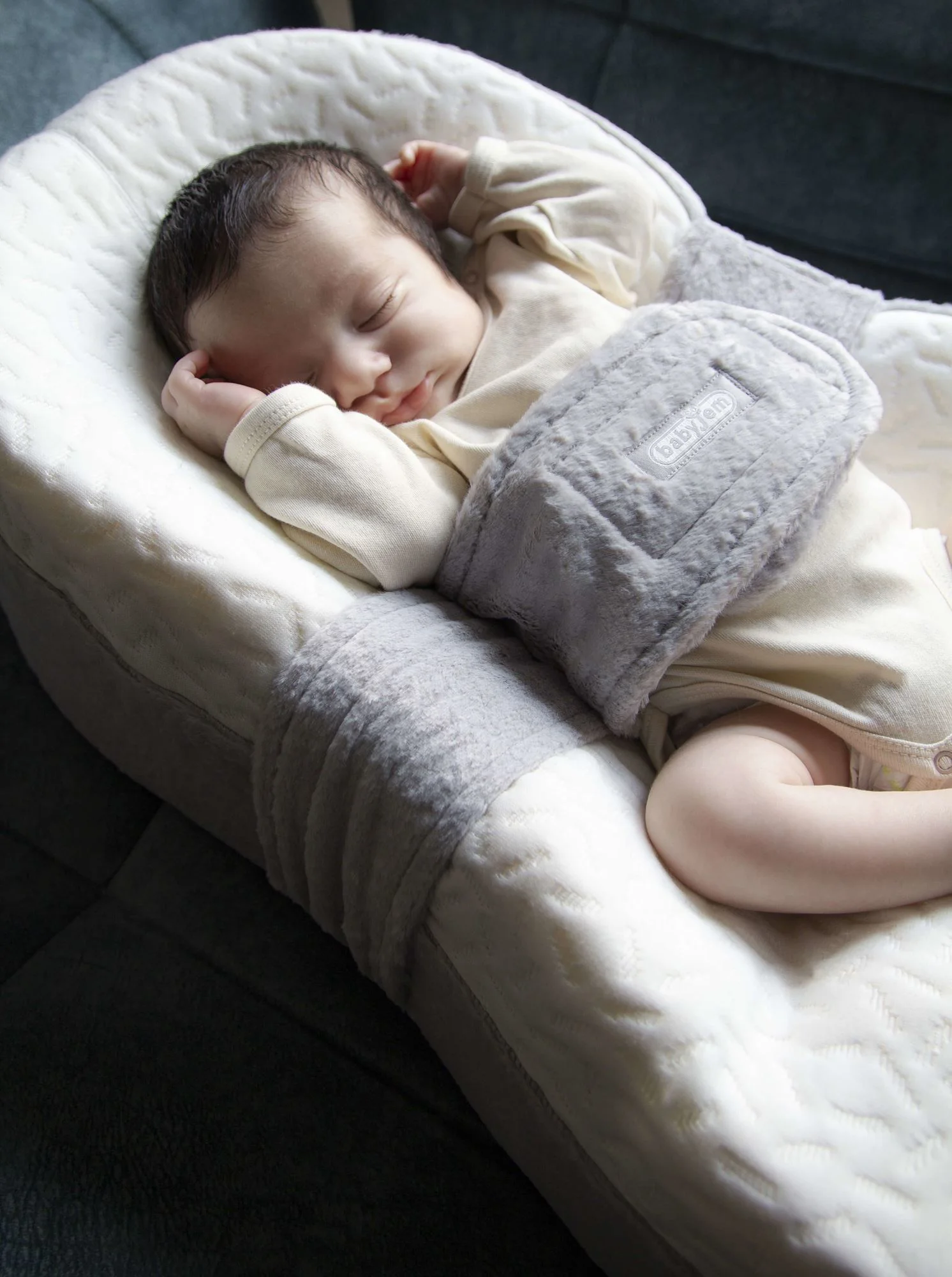 BabyJem Tummy My First Bed saltea antialunecare foto